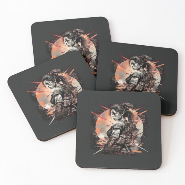 Item preview, Female Samurai designed and sold by touch-merch.