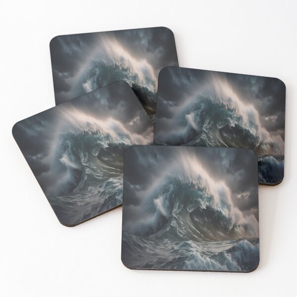 Item preview, Fierce Storm Power: Sea and Sky designed and sold by ThreadGallery.