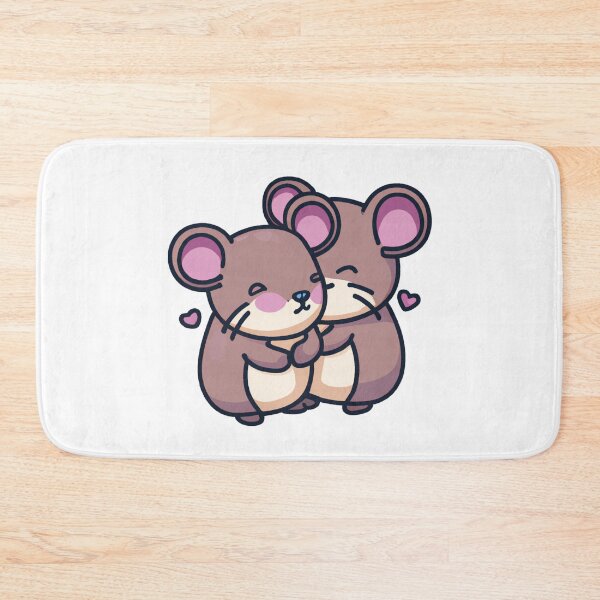 Item preview, Cute Mouse Couple Hugging designed and sold by mabdulrabn.
