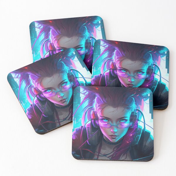 Item preview, Cyberpunk Augmented Reality AI Girl Futuristic designed and sold by ZazuStudios.