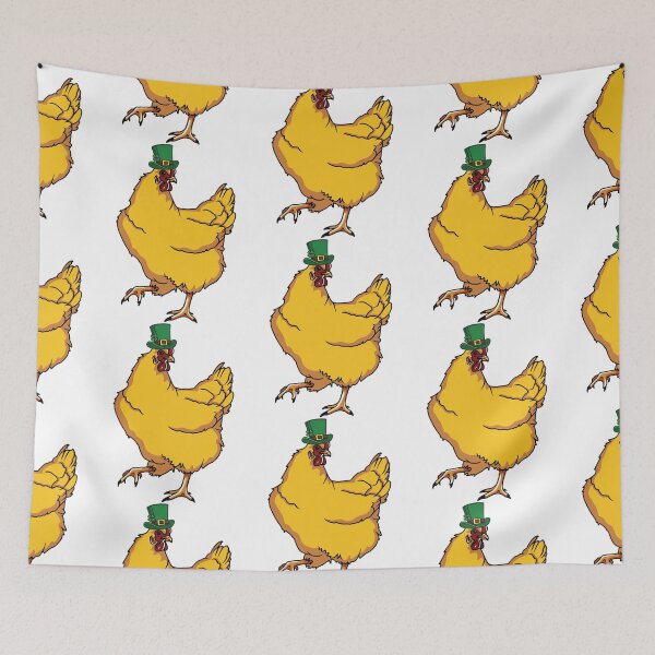 Item preview, St Patrick's Day Buff Hen Design designed and sold by designsmostfowl.