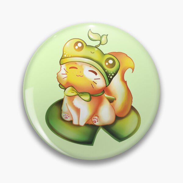 Item preview, The adorable frog kitty designed and sold by manins ⭐⭐⭐⭐⭐.