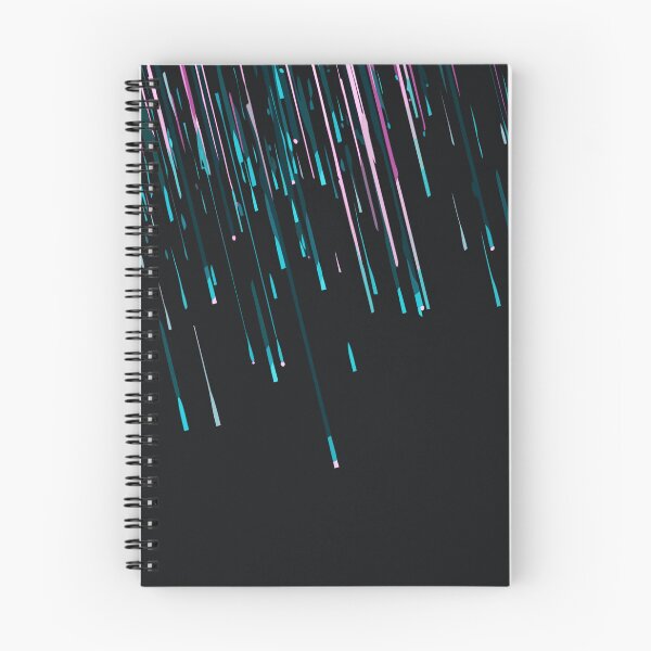 Item preview, Asteroid Rain - Pink, Blue and Black designed and sold by Timeknights.