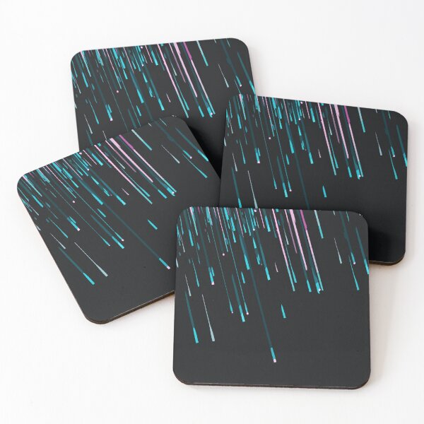 Item preview, Asteroid Rain - Pink, Blue and Black designed and sold by Timeknights.