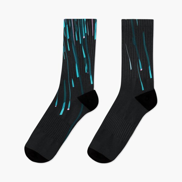 Item preview, Asteroid Rain - Pink, Blue and Black designed and sold by Timeknights.