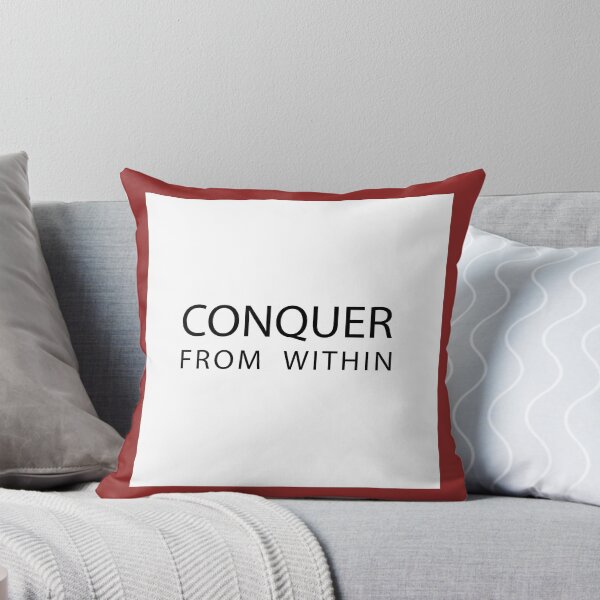 Item preview, Conquer From Within Positive Saying designed and sold by MariePam.