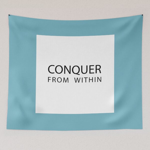 Item preview, Conquer From Within Positive Saying designed and sold by MariePam.