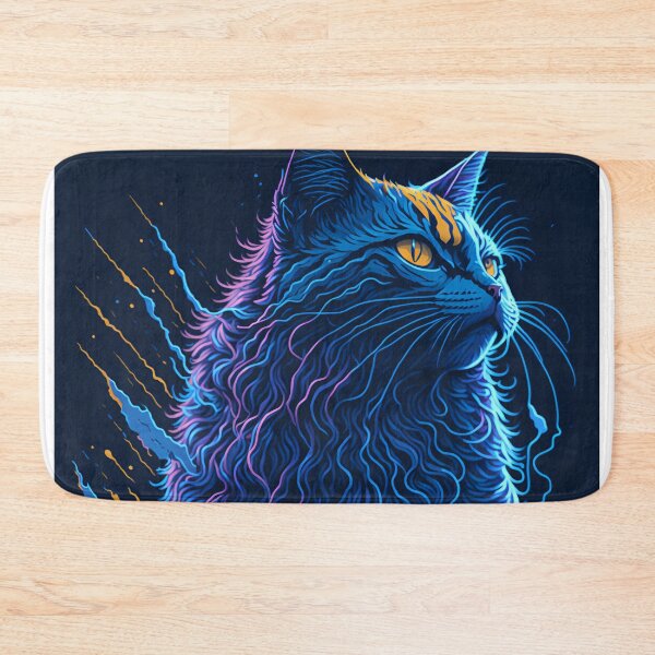 Item preview, I Love Cats Retro Distressed Design with Black Cat designed and sold by Valeree Store.