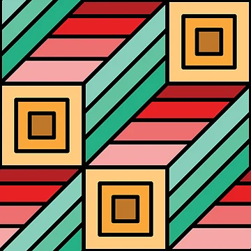 Artwork thumbnail, Colorful Pattern Design by facegm