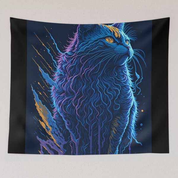 Item preview, I Love Cats Retro Distressed Design with Black Cat designed and sold by Valeree Store.