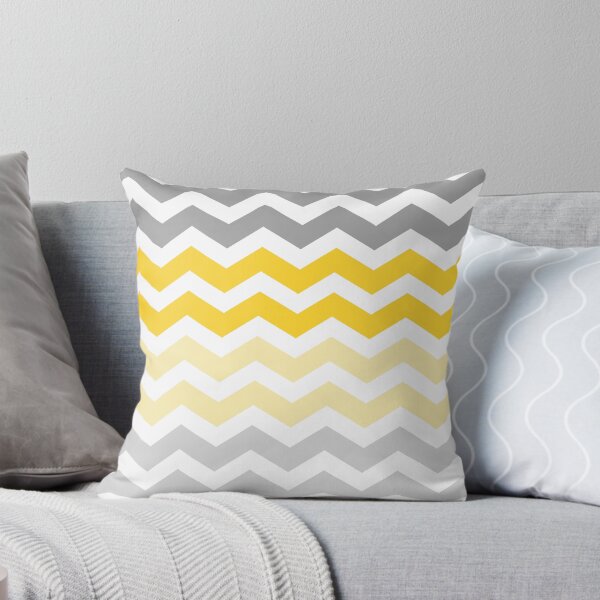 Item preview, Grey and Yellow Chevron Zig Zag pattern designed and sold by inspirationzgal.