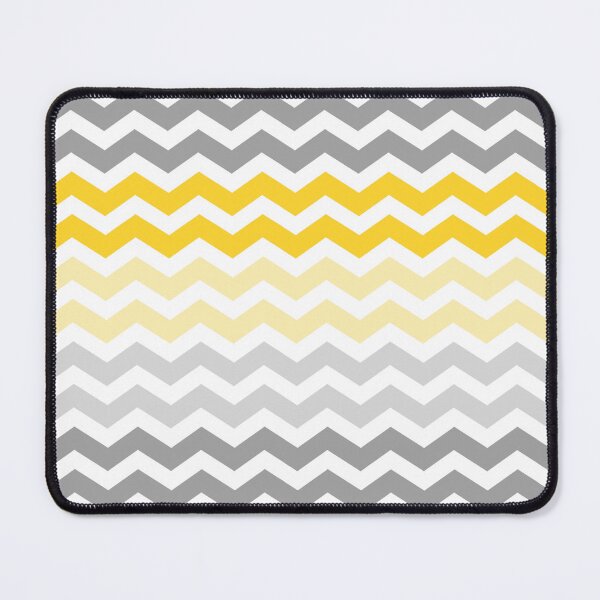 Item preview, Grey and Yellow Chevron Zig Zag pattern designed and sold by inspirationzgal.
