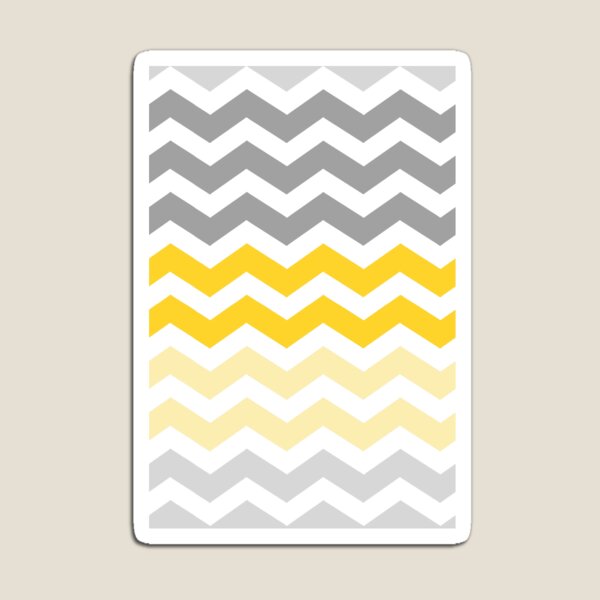 Item preview, Grey and Yellow Chevron Zig Zag pattern designed and sold by inspirationzgal.