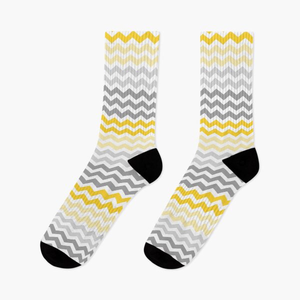 Item preview, Grey and Yellow Chevron Zig Zag pattern designed and sold by inspirationzgal.