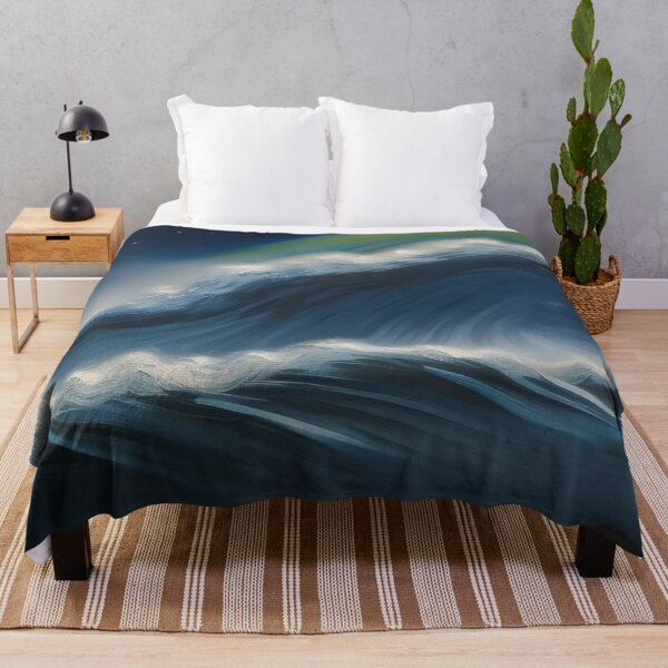 Item preview, Night Waves, ink drawing, Ai Generated Art  designed and sold by ACC .