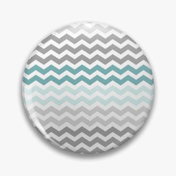 Item preview, Grey and Turquoise Mint Chevron Zig Zag pattern designed and sold by inspirationzgal.