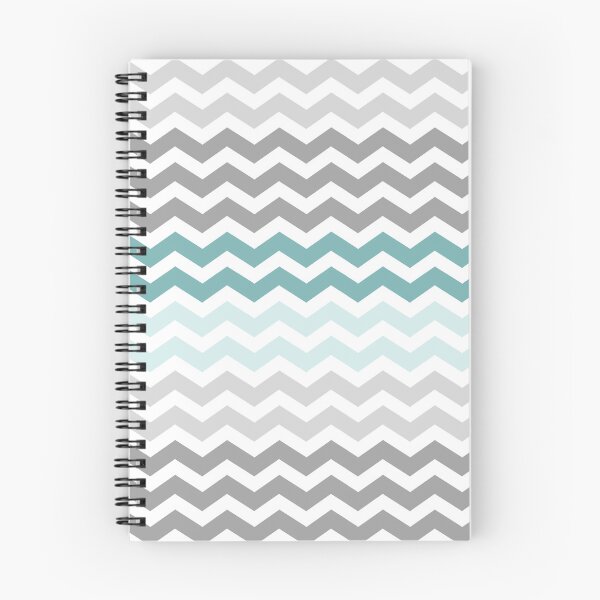 Item preview, Grey and Turquoise Mint Chevron Zig Zag pattern designed and sold by inspirationzgal.