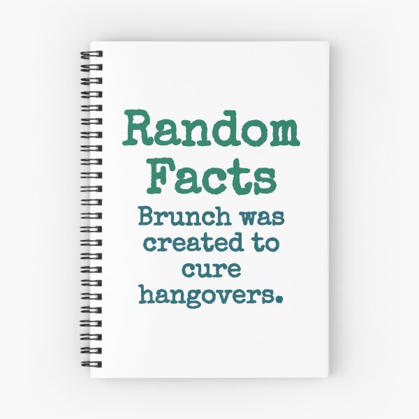 Item preview, Brunch Was Created To  Cure Hangovers - Trivia Fact designed and sold by CrankyOldDude.