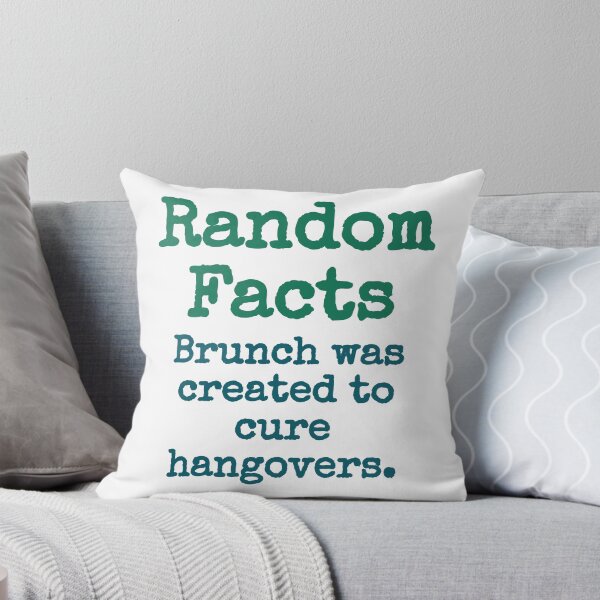 Item preview, Brunch Was Created To  Cure Hangovers - Trivia Fact designed and sold by CrankyOldDude.