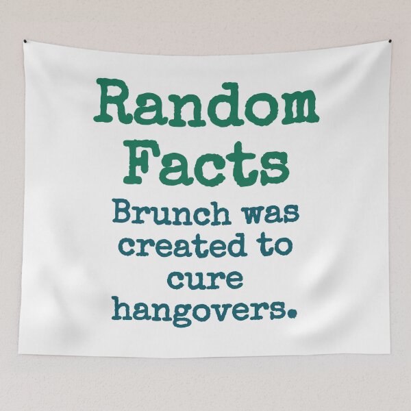 Item preview, Brunch Was Created To  Cure Hangovers - Trivia Fact designed and sold by CrankyOldDude.