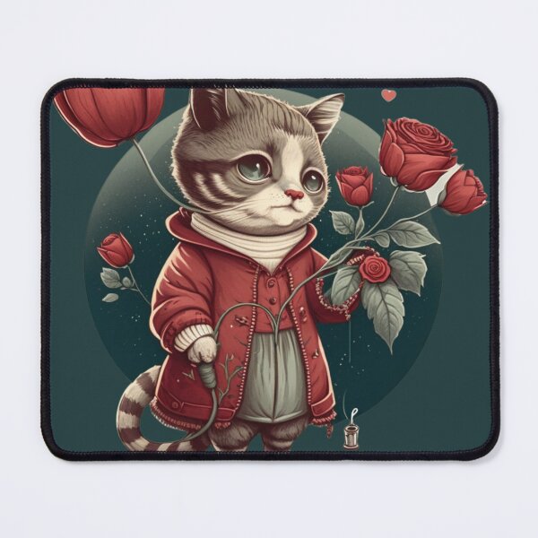Item preview, romantic Valentines Day Norwegian Cat Victor designed and sold by bestsalernow.