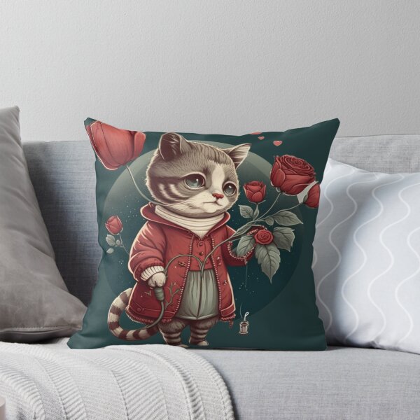 Item preview,  romantic Valentines Day Norwegian Cat Victor designed and sold by bestsalernow.