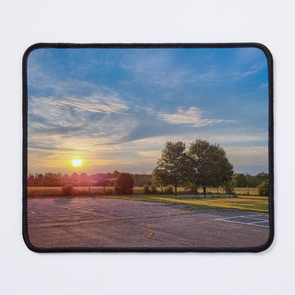 Item preview, School Yard Photo with Stunning Sky and Sunset V1 designed and sold by Family Journey with God.