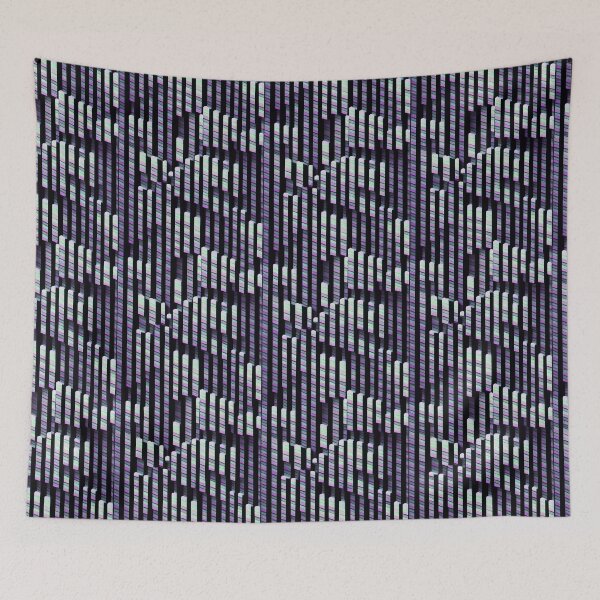 Item preview, Intricate Television Screen Glitch - Broken Glitching TV Pattern designed and sold by Fine Prints.