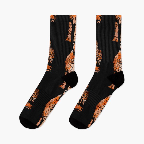 Item preview, Orange Leopard digital illustration  designed and sold by Quirkypieces.