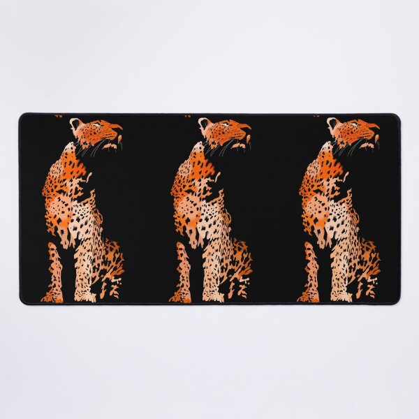 Item preview, Orange Leopard digital illustration  designed and sold by Quirkypieces.