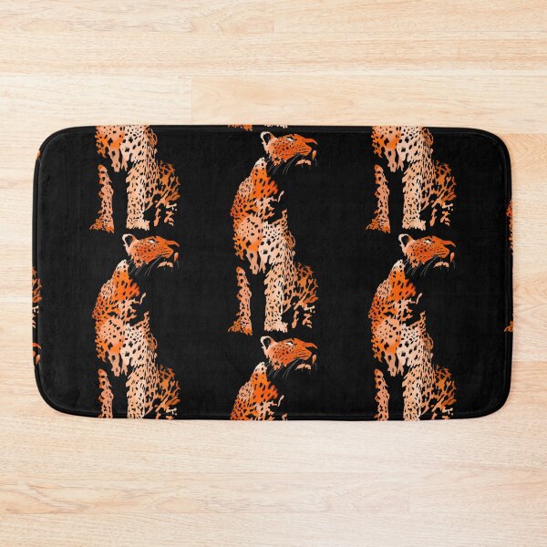 Item preview, Orange Leopard digital illustration  designed and sold by Quirkypieces.