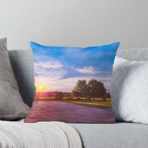 Item preview, School Yard Photo with Stunning Sky and Sunset V2 designed and sold by Family Journey with God.