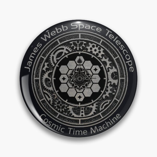 Item preview, JWST space telescope cosmic time machine (steel clock) designed and sold by SolidEarthArt.