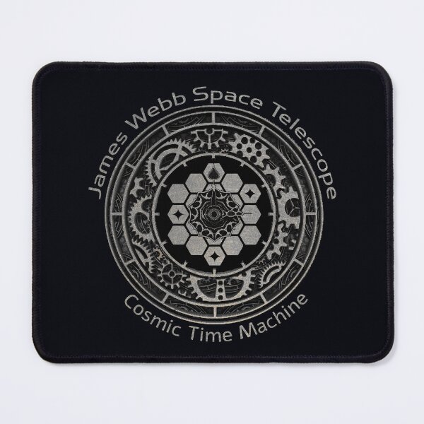 Item preview, JWST space telescope cosmic time machine (steel clock) designed and sold by SolidEarthArt.