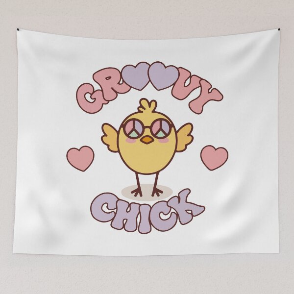 Item preview, Groovy Chick Funny Retro Easter Egg  designed and sold by printify.
