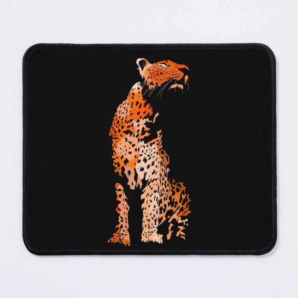 Item preview, Orange Leopard digital illustration  designed and sold by Quirkypieces.