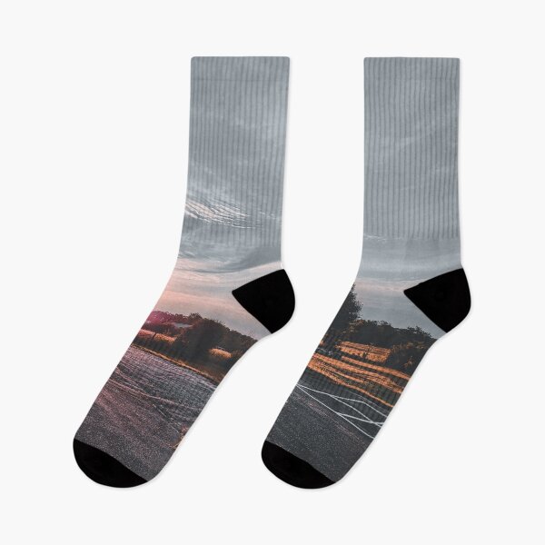 Item preview, School Yard Photo with Stunning Sky and Sunset V4 designed and sold by Family Journey with God.