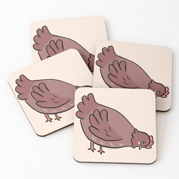 Item preview, Cute brown chicken illustration  designed and sold by Yarafantasyart.