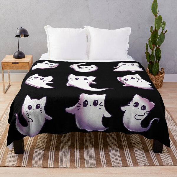 Item preview, Spooky ghost cats oooo designed and sold by manins ⭐⭐⭐⭐⭐.