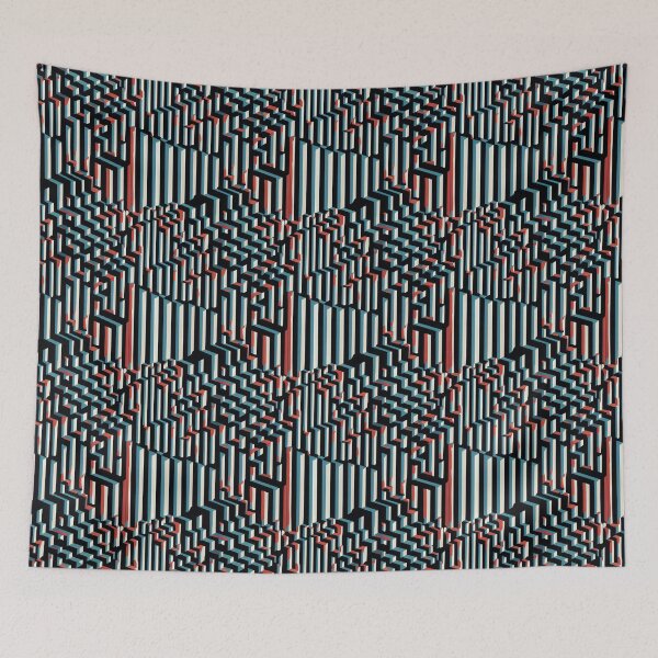 Item preview, Detailed Television Screen Glitch - Broken Glitching TV Pattern designed and sold by Fine Prints.