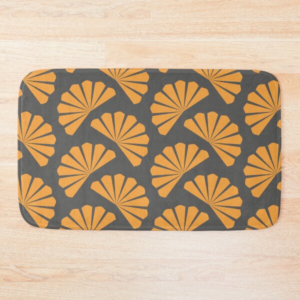 Item preview, Diagonal stylized fans in orange designed and sold by Vektoria.