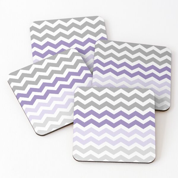 Item preview, Grey and Purple Chevron Zig Zag pattern designed and sold by inspirationzgal.