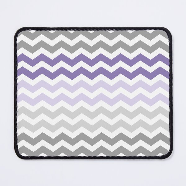 Item preview, Grey and Purple Chevron Zig Zag pattern designed and sold by inspirationzgal.