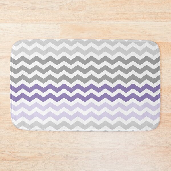 Item preview, Grey and Purple Chevron Zig Zag pattern designed and sold by inspirationzgal.