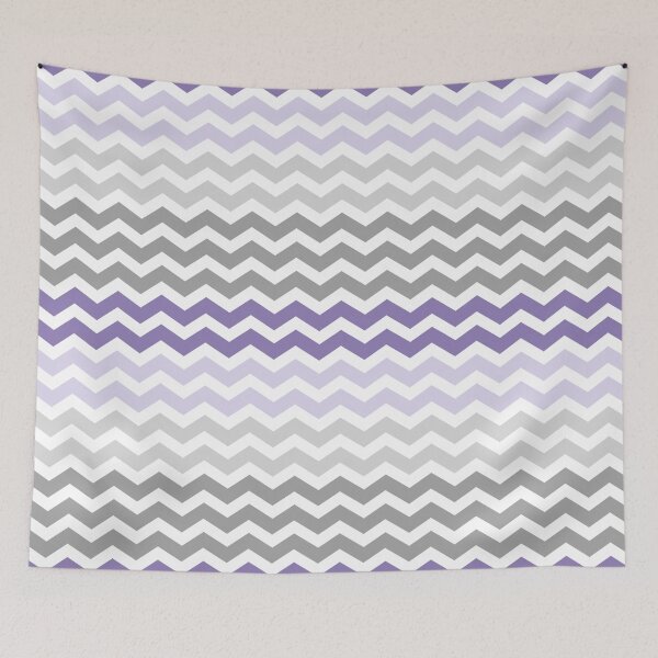 Item preview, Grey and Purple Chevron Zig Zag pattern designed and sold by inspirationzgal.