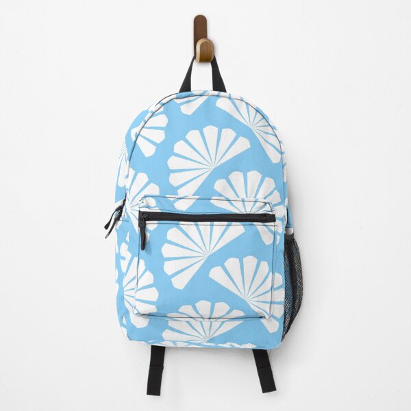Item preview, Diagonal stylized fans in light blue hue designed and sold by Vektoria.