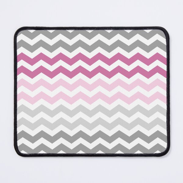 Item preview,  Grey and Pink Chevron Zig Zag pattern designed and sold by inspirationzgal.