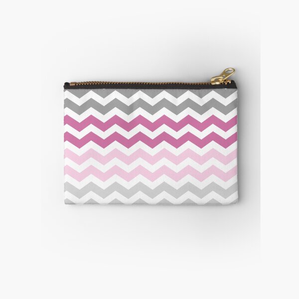Item preview,  Grey and Pink Chevron Zig Zag pattern designed and sold by inspirationzgal.