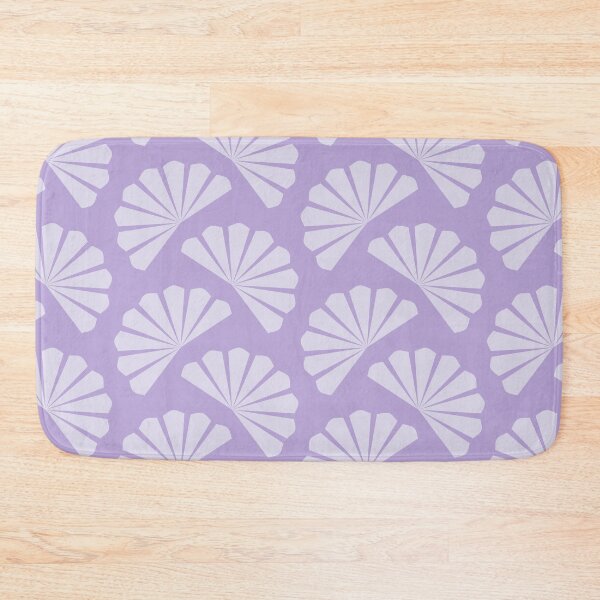 Item preview, Diagonal stylized fans in shades of lavender designed and sold by Vektoria.