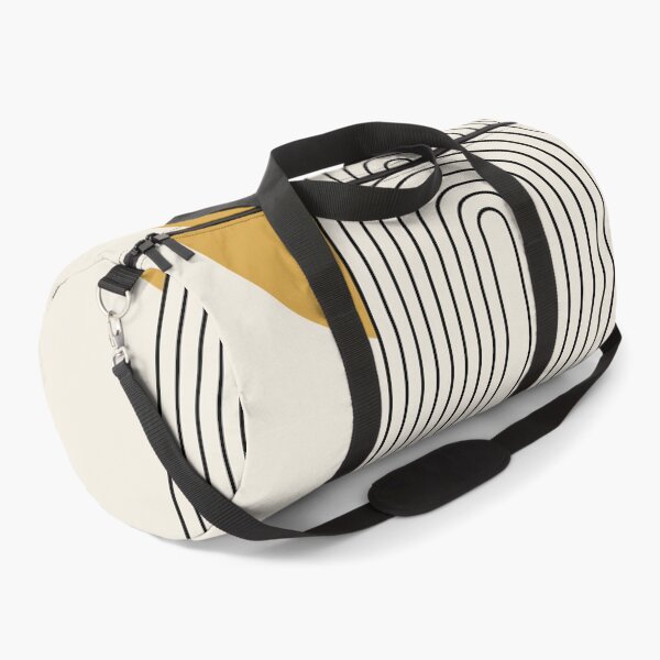 Item preview, Mid Century style line art with mustard color arch designed and sold by BattaAnastasia.
